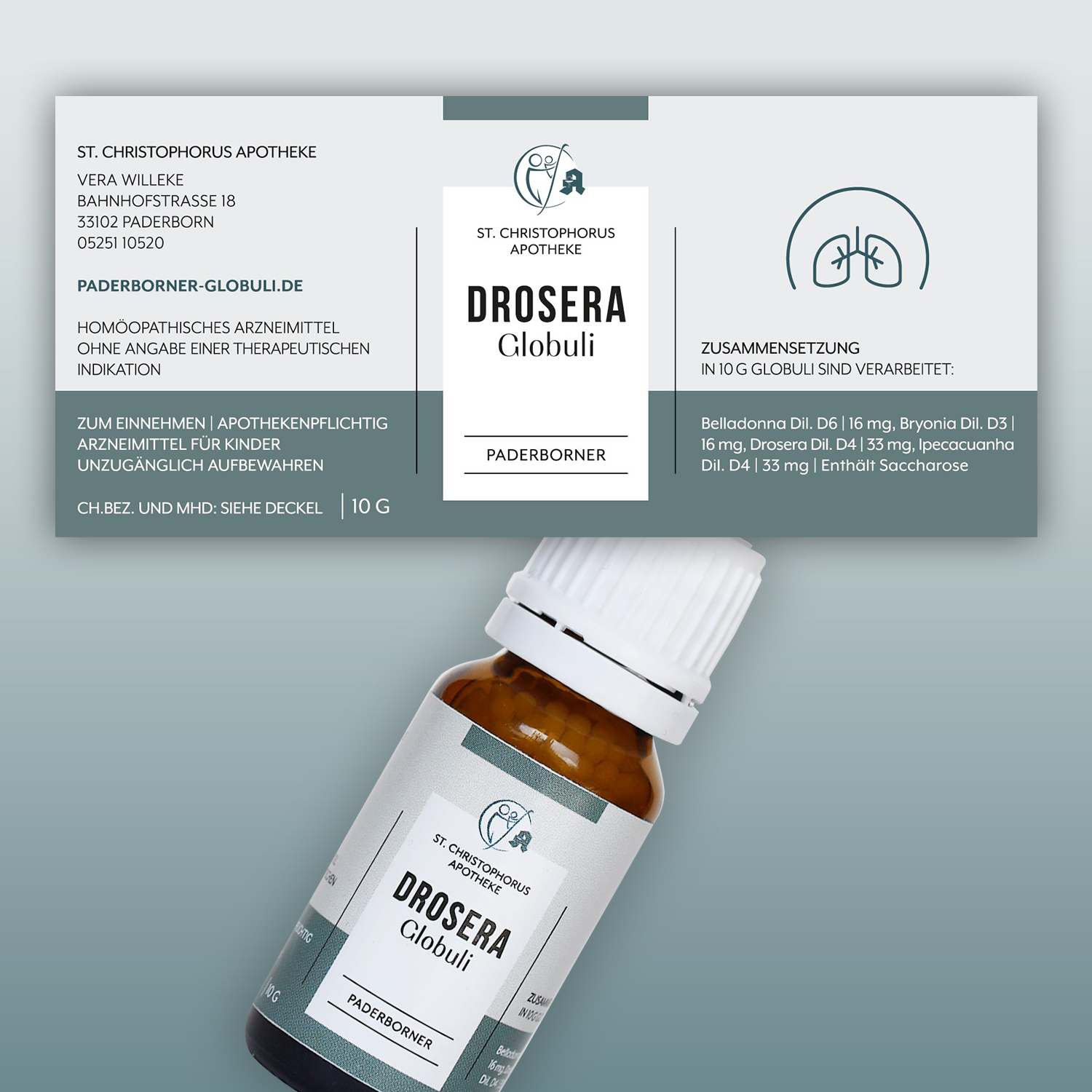 Paderborner Droseraglobuli + Online-Info "Husten" – Bild 2